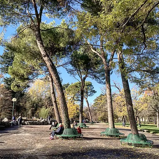 the Giardini Margherita park image of the Giardini Margherita park with three fountains